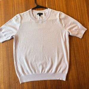 💜 J.Crew Lavender Short Sleeve Sweater — Size Small